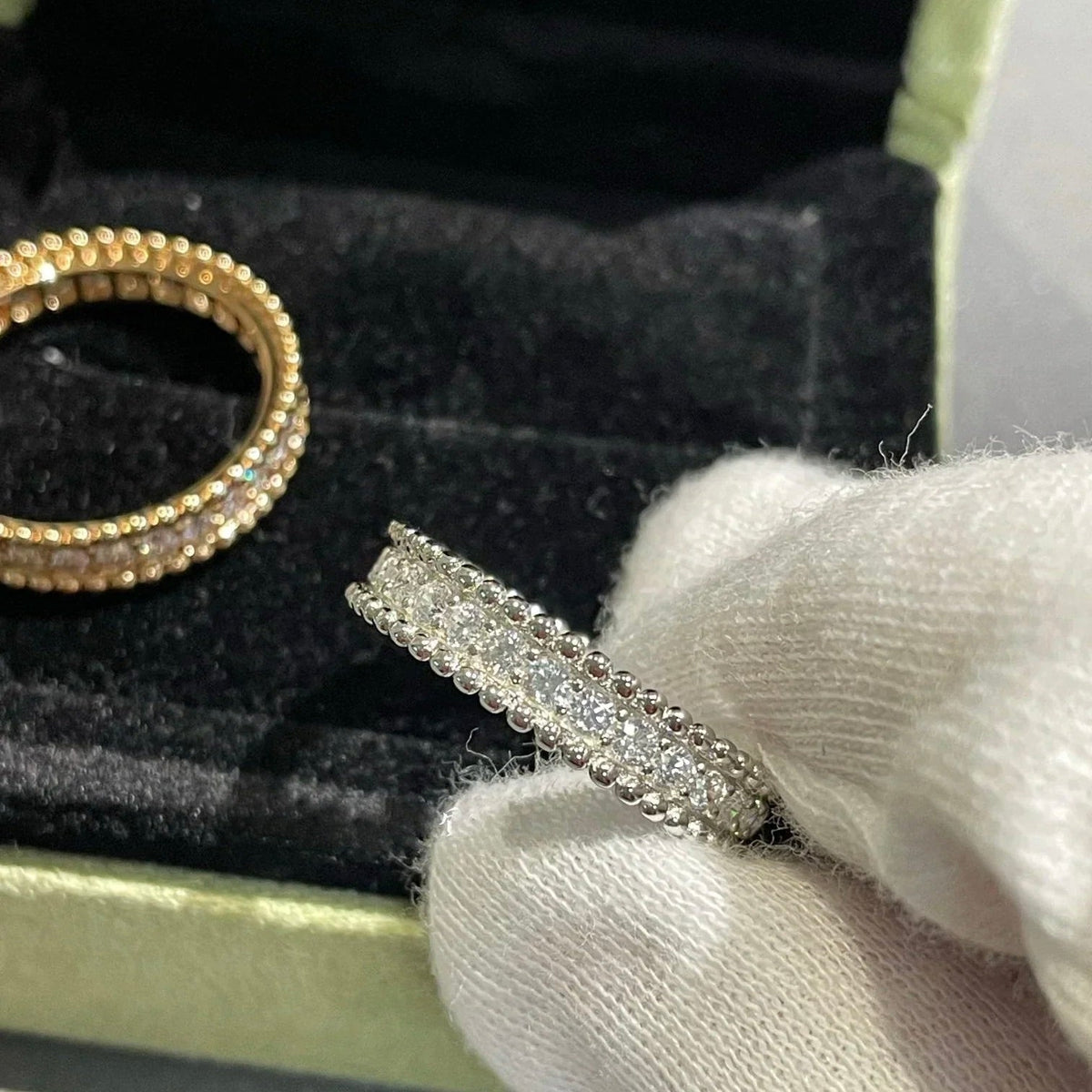 [Dawnora Jewelry]PERLEE DIAMOND ROSE GOLD RING