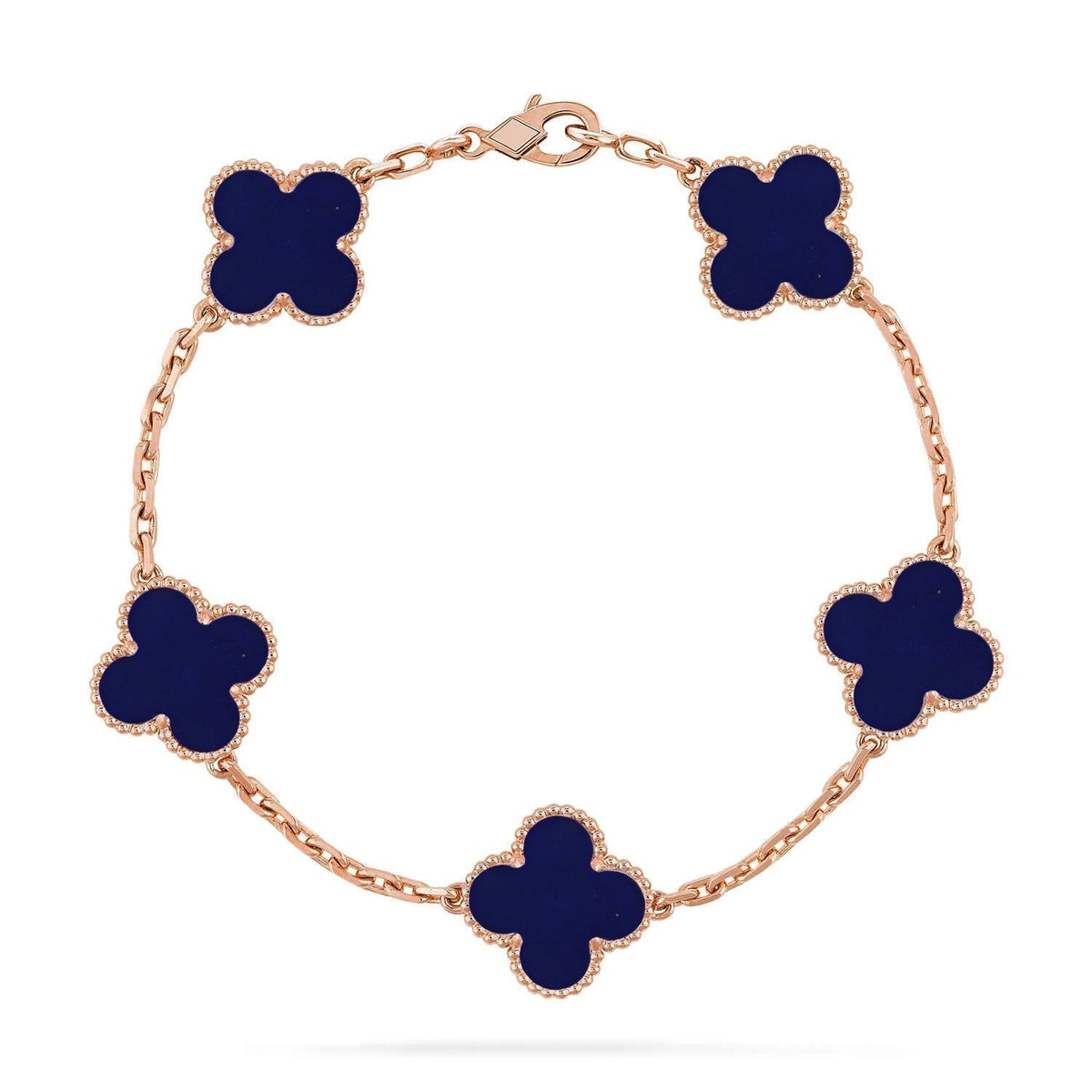 [Dawnora Jewelry]CLOVER 5 MOTIF LAPIS LAZULI BRACELET COLLECTION