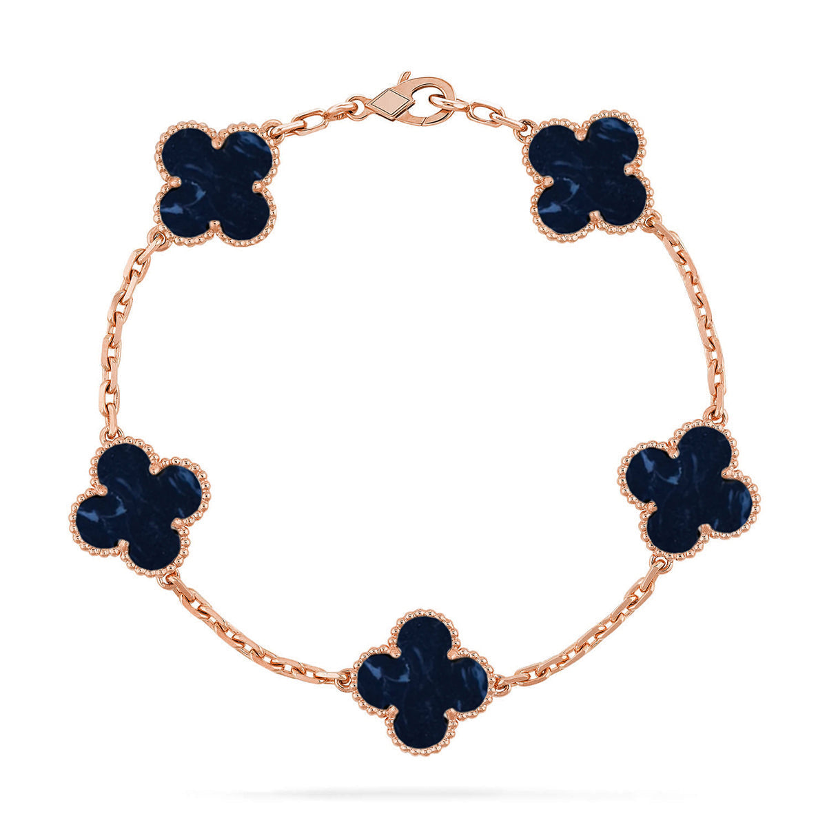 [Dawnora Jewelry]CLOVER 5 MOTIF PIETERSITE BRACELET COLLECTION