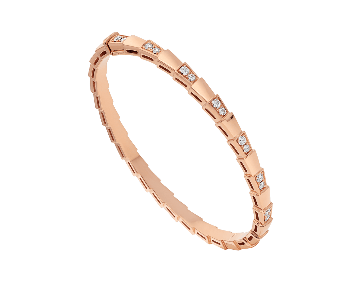 [Dawnora Jewelry]SERPENTI SMALL BRACELET PINK GOLD DIAMOND