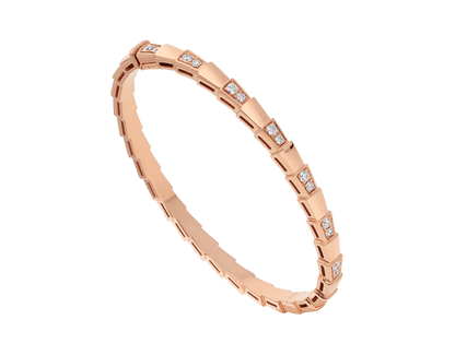 [Dawnora Jewelry]SERPENTI SMALL BRACELET PINK GOLD DIAMOND