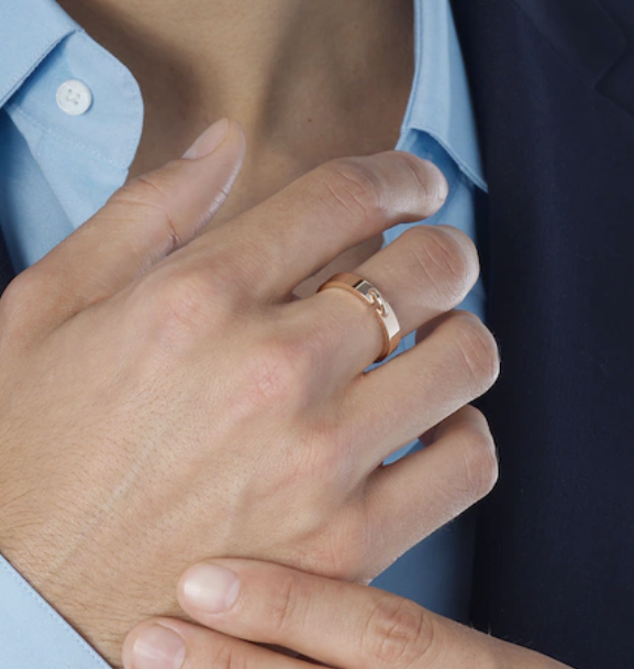 [Dawnora Jewelry]ALLIANCE LIENS VIDENCE 4MM RING