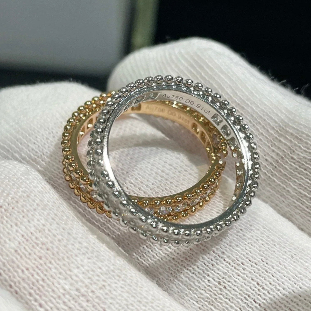 [Dawnora Jewelry]PERLEE DIAMOND ROSE GOLD RING