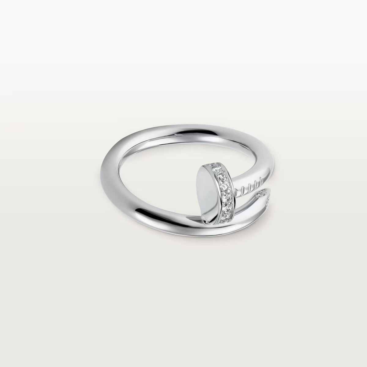 [Dawnora Jewelry]JUSTE RING 2.6MM HALF DIAMOND