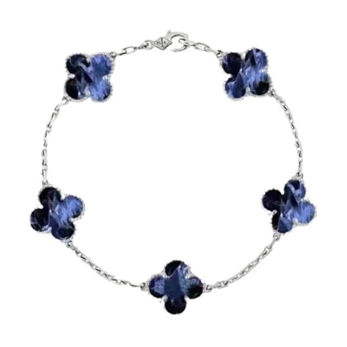 [Dawnora Jewelry]CLOVER 5 MOTIF PIETERSITE BRACELET COLLECTION
