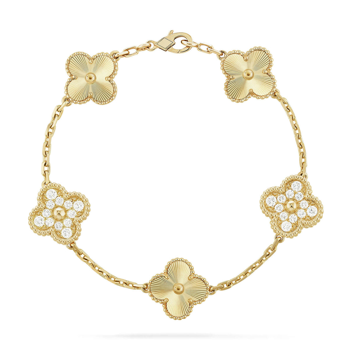 [Dawnora Jewelry] CLOVER 5 MOTIF LASER BRACELET COLLECTION