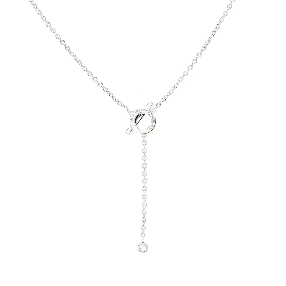 [Dawnora Jewelry]FINESSE SILVER DIAMOND NECKLACE