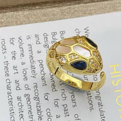 [Dawnora Jewelry]BRAND NEW ASSORTED SNAKE HEAD MOTHER OF PEARL RINGS