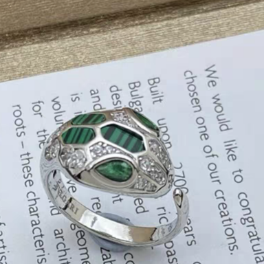 [Dawnora Jewelry]BRAND NEW ASSORTED SNAKE HEAD MALACHITE RINGS