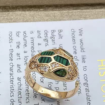 [Dawnora Jewelry]BRAND NEW ASSORTED SNAKE HEAD MALACHITE RINGS