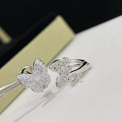 [Dawnora Jewelry]BUTTERFLY ALL DIAMOND EARRINGS