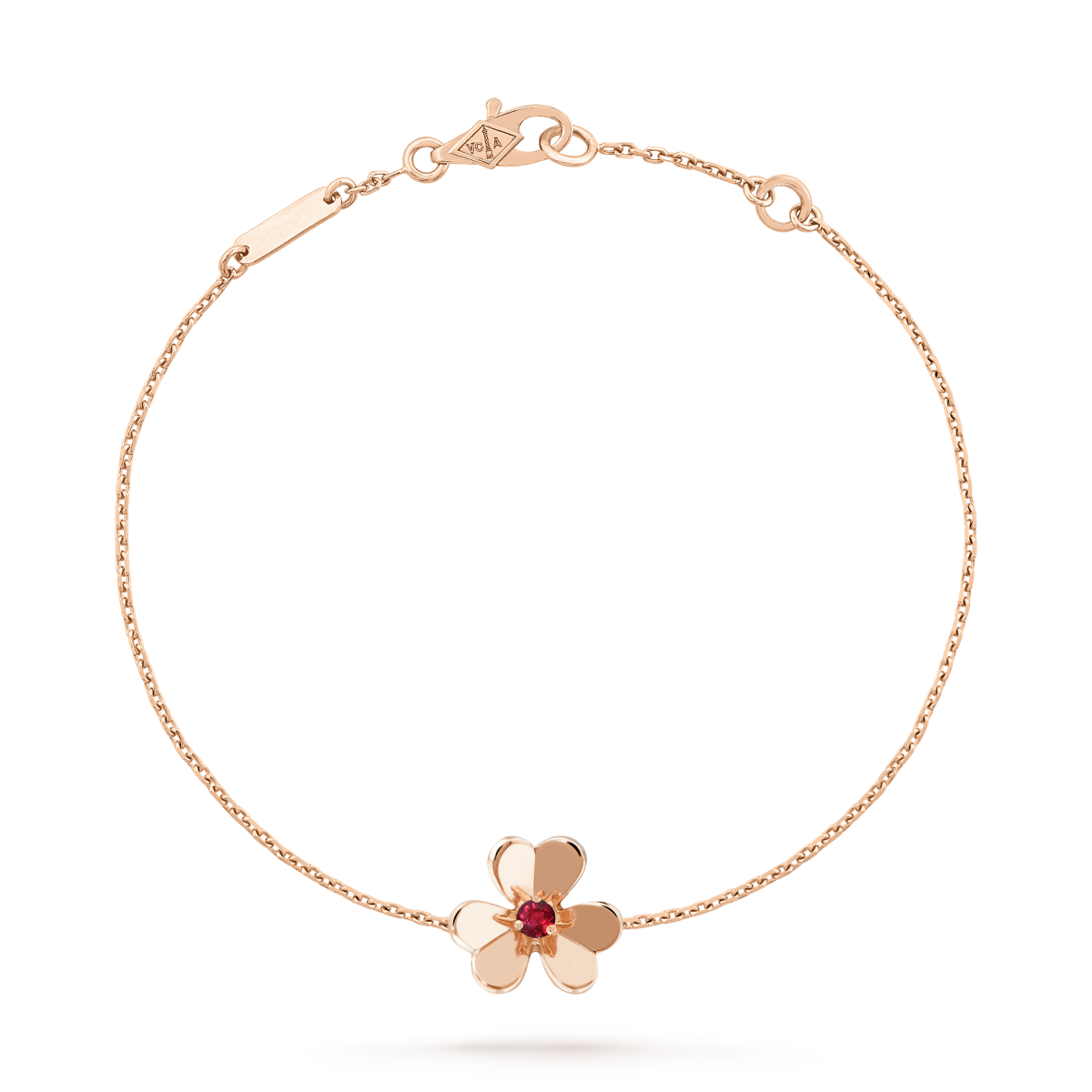[Dawnora Jewelry]FRIVOLE GOLD FLOWER PINK MALACHITE BRACELET