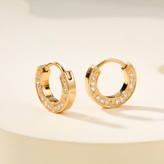 [Dawnora Jewelry]LOVE DIAMOND EARRINGS