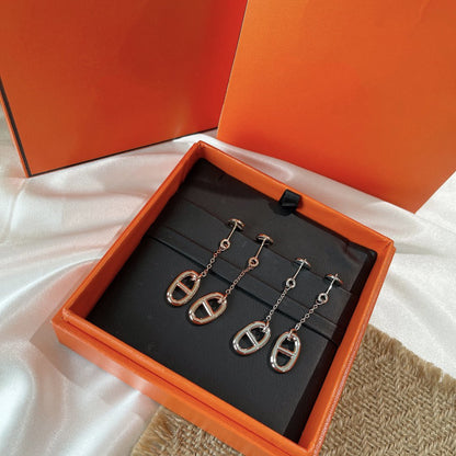 [Dawnora Jewelry]CHAINE TASSEL EARRINGS