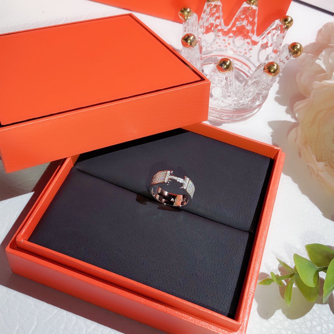 [Dawnora Jewelry]H RING FULL DIAMOND