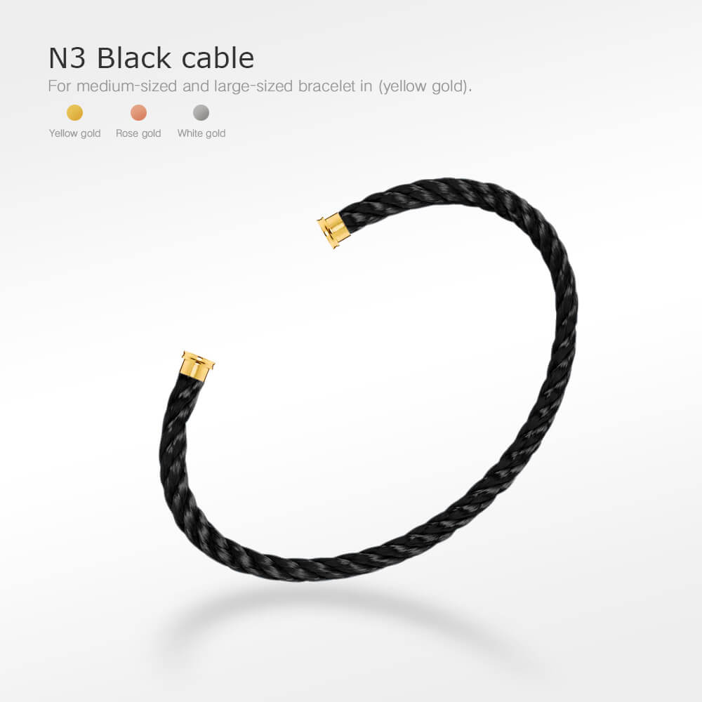 [Dawnora Jewelry]FORCE SERIES BRACELET CABLES 50 CHOICES (DIY SELECTION)