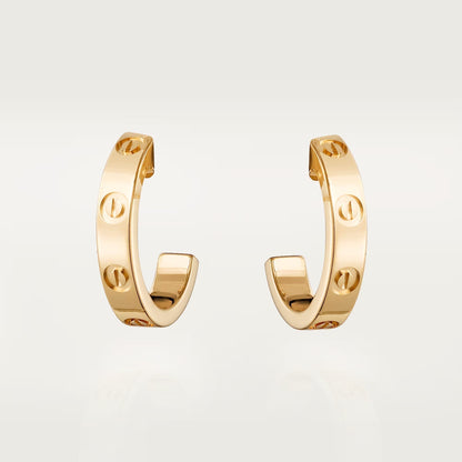 [Dawnora Jewelry]LOVE EARRINGS 2.65 MM NO DIAMOND SMALL