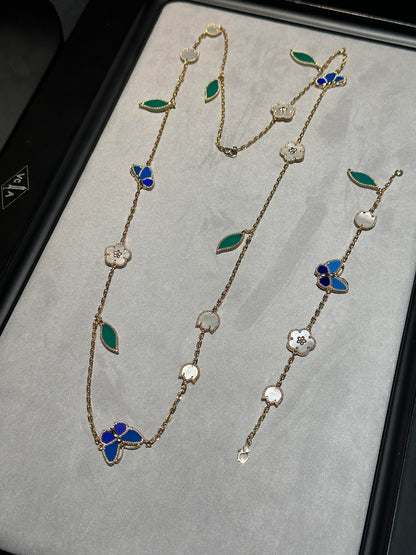 [Dawnora Jewelry] 26 NEW CLOVER 15 MOTIFS LUCKY NECKLACE