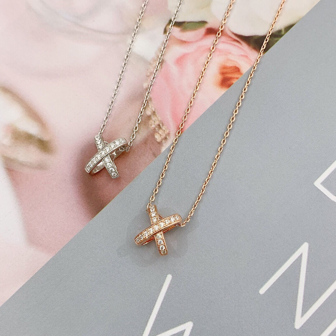 [Dawnora Jewelry]JEUX DE DIAMOND NECKLACE