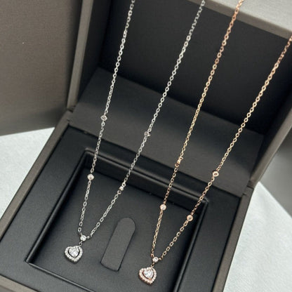 [Dawnora Jewelry]JOY HEART DIAMOND NECKLACE