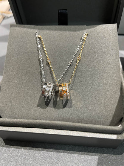 [Dawnora Jewelry]CHAIN MOVE ROMANE PEDAND NECKLACE