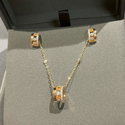 [Dawnora Jewelry]CHAIN MOVE ROMANE PEDAND NECKLACE