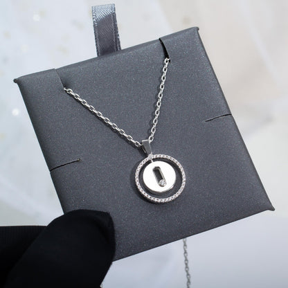 [Dawnora Jewelry]LUCKY MOVE PM NECKLACE SILVER DIAMOND