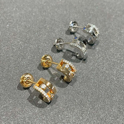 [Dawnora Jewelry]MOVE ROMANE EARRINGS DIAMOND