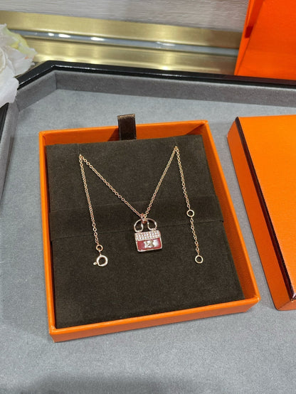 [Dawnora Jewelry]H CIRCE MOISSANITE PENDANT NECKLACE GOLD
