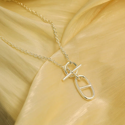 [Dawnora Jewelry]HM CHAINE D'ANCRE PENDANT NECKLACE STERLING SILVER