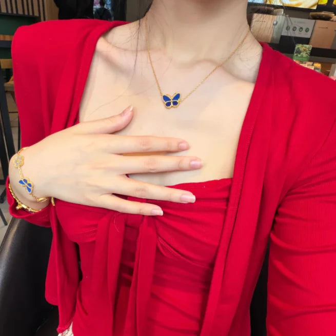 [Dawnora Jewelry] 2026 NEW LUCKY BUTTERFLY 1 MOTIFS NECKLACE