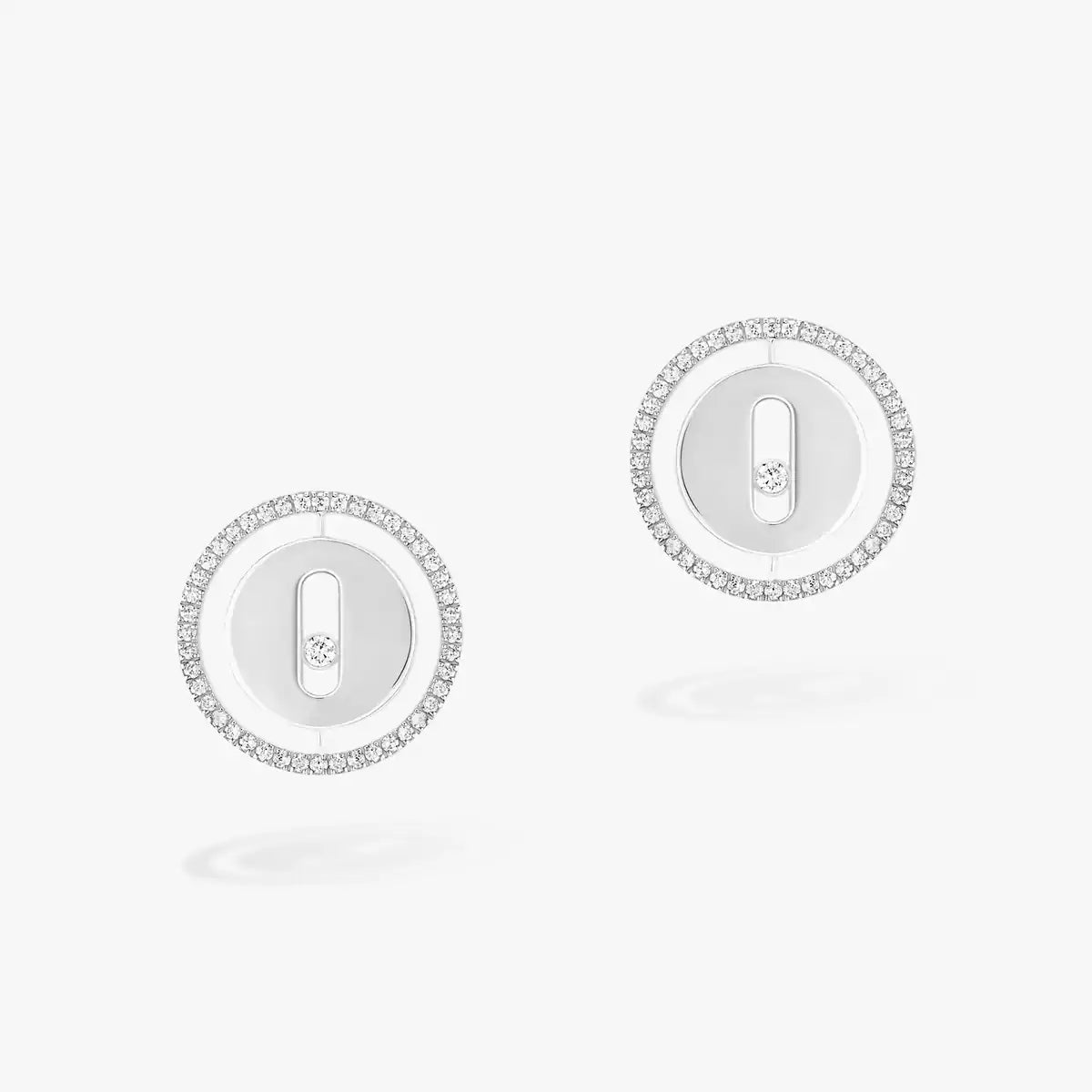 [Dawnora Jewelry]Lucky Move Diamond Earrings