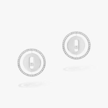 [Dawnora Jewelry]Lucky Move Diamond Earrings