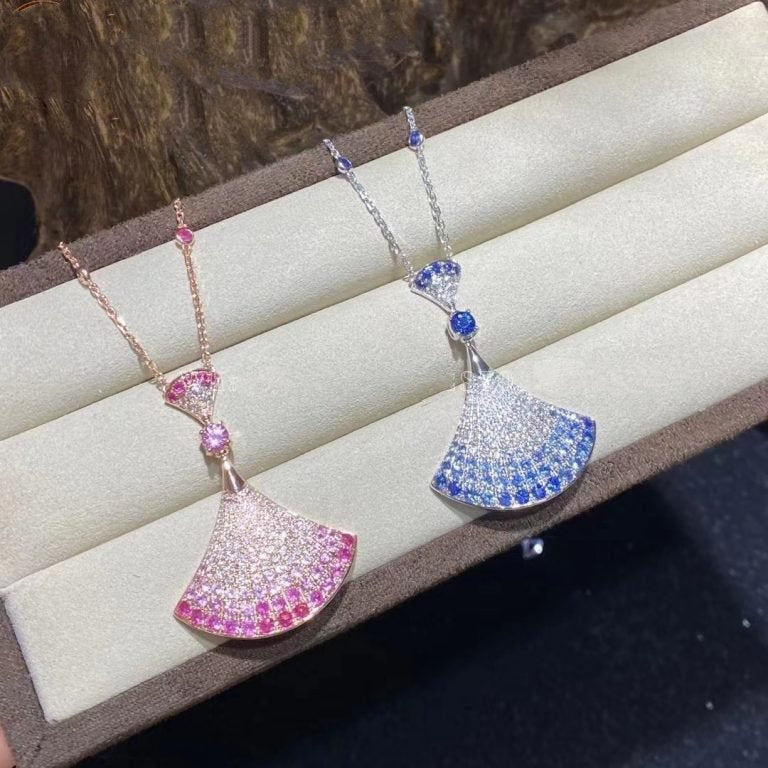 [Dawnora Jewelry]DREAM NECKLACK DIAMOND PINK GOLD