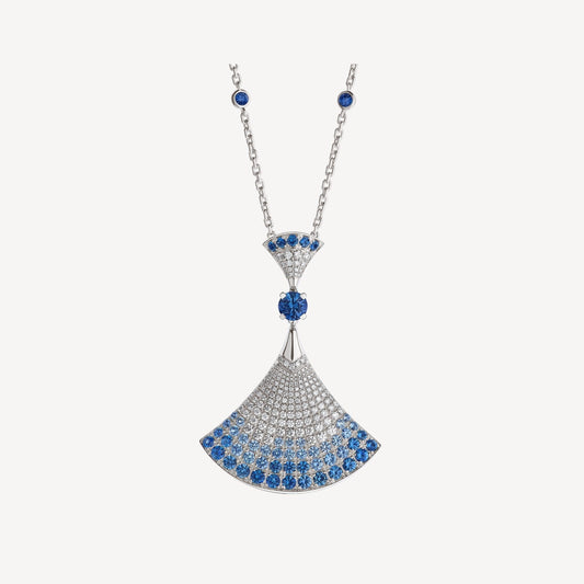 [Dawnora Jewelry]DREAM NECKLACE AGATE SILVER DIAMOND