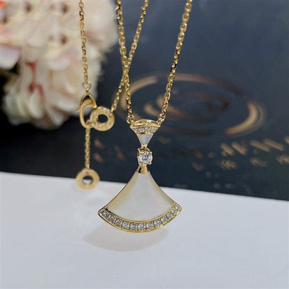 [Dawnora Jewelry]DREAM NECKLACE MOP GOLD DIAMOND