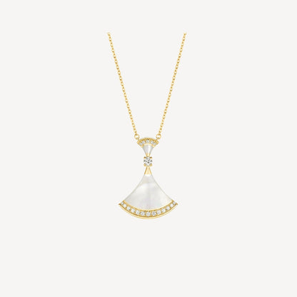 [Dawnora Jewelry]DREAM NECKLACE MOP GOLD DIAMOND