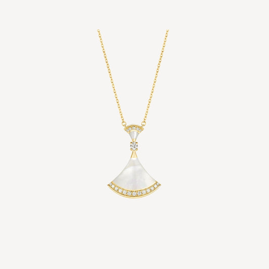 [Dawnora Jewelry]DREAM NECKLACE MOP GOLD DIAMOND