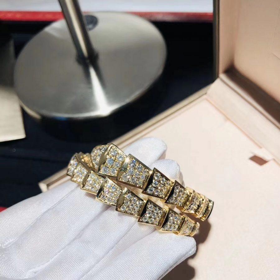 [Dawnora Jewelry]SERPENTI BRACELET 8MM GOLD DIAMOND