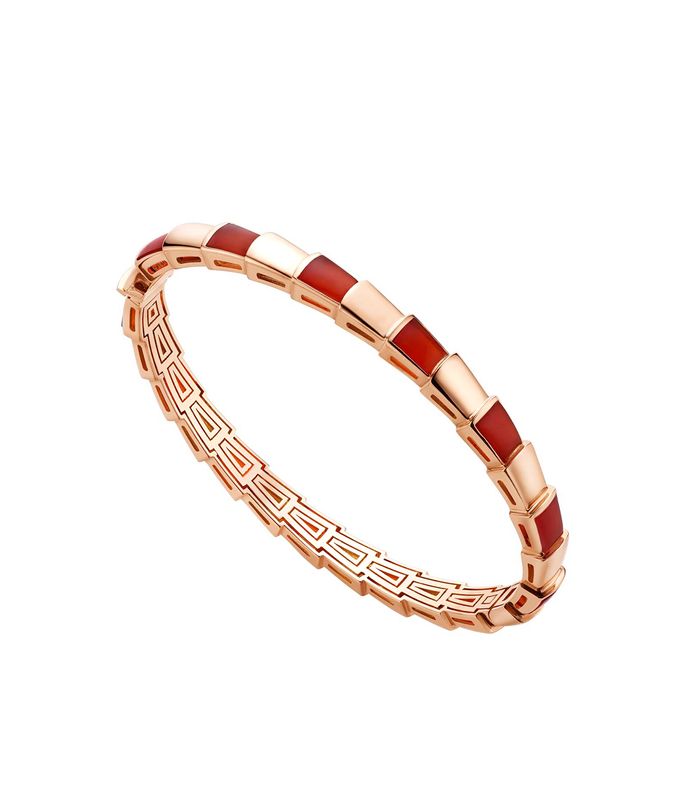 [Dawnora Jewelry]SERPENTI BRACELET PINK GOLD RUBELLITE