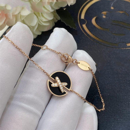 [Dawnora Jewelry]JEUX DE BRACELET ONYX PINK GOLD DIAMOND
