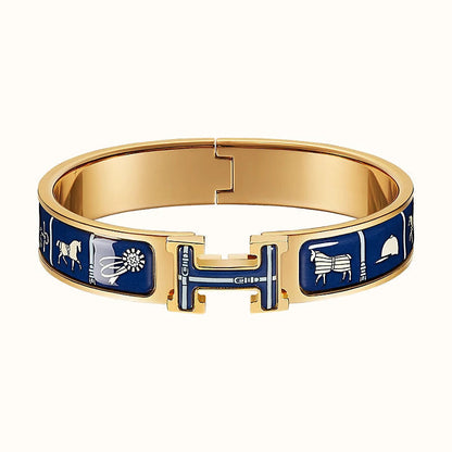 [Dawnora Jewelry]H COUVERTURES DARK BLUE BRACELET