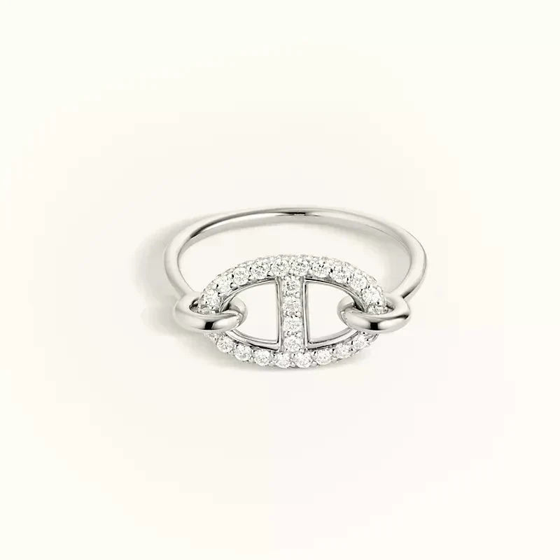[Dawnora Jewelry]RONDE SMALL SILVER DIAMOND RING