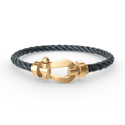 [Dawnora Jewelry]FORCE LARGE HORSESHOE NO DIAMOND BRACELET GOLD