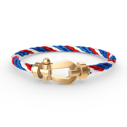 [Dawnora Jewelry]FORCE LARGE HORSESHOE NO DIAMOND BRACELET GOLD