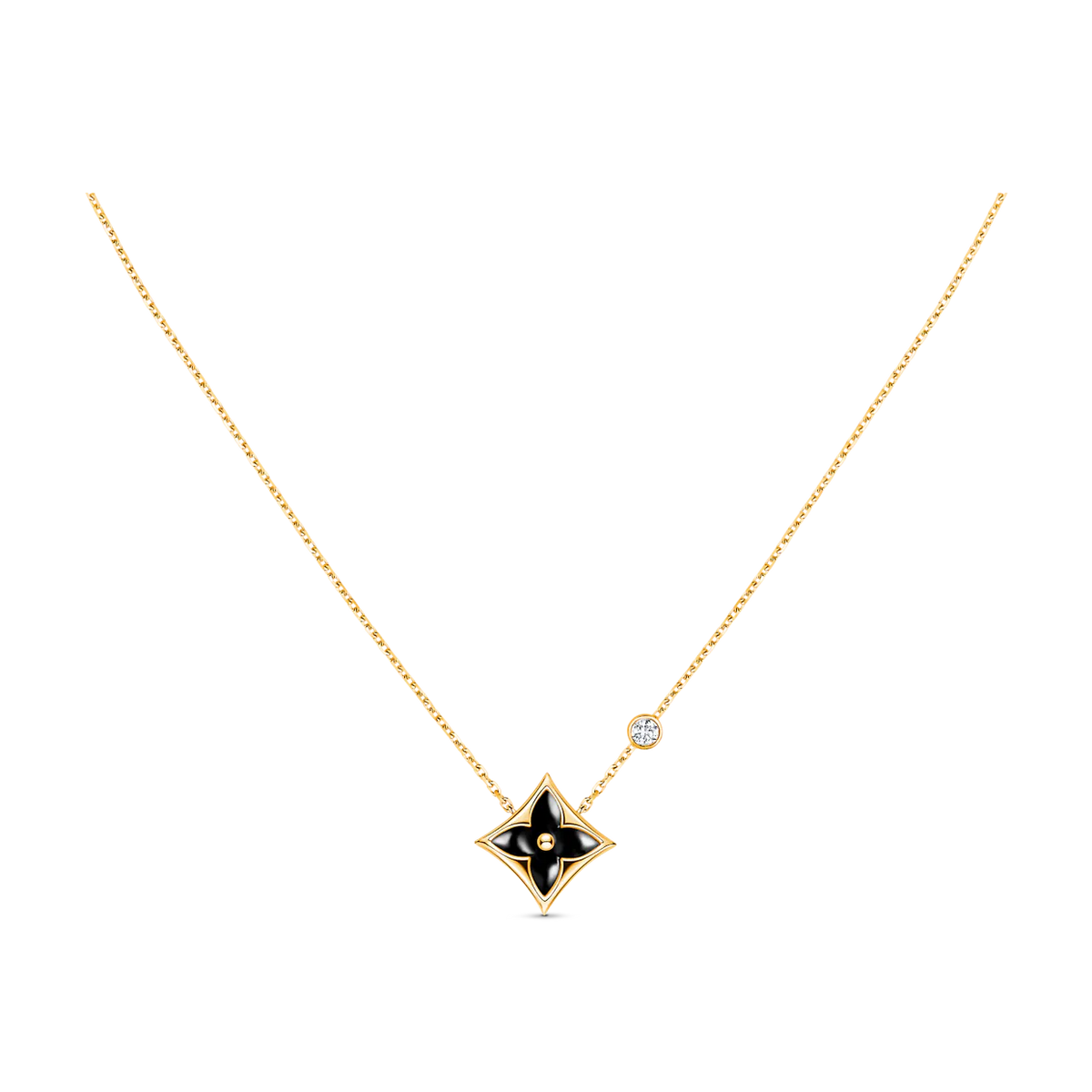 [Dawnora Jewelry]STAR BLACK MOP NECKLACE