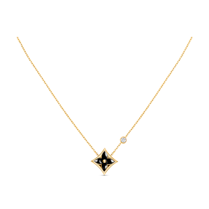 [Dawnora Jewelry]STAR BLACK MOP NECKLACE