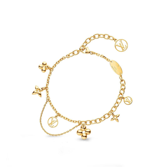 [Dawnora Jewelry]BLOOMING PINK GOLD MOP BRACELET