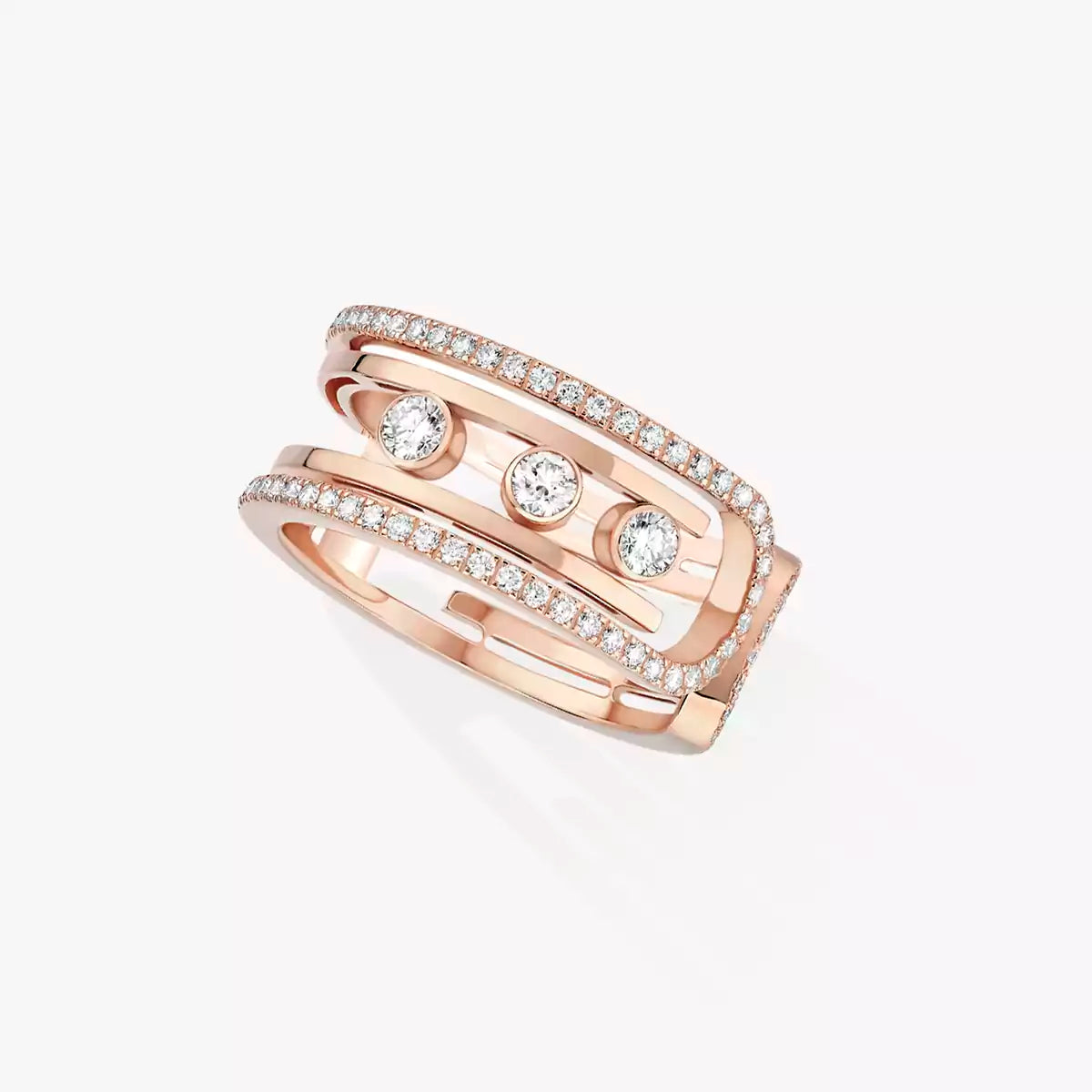 [Dawnora Jewelry]Move 10th Diamond Ring in Gold