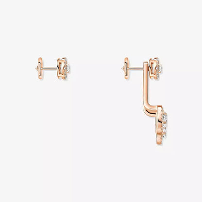 [Dawnora Jewelry] My Twin Trio  Diamond Earrings